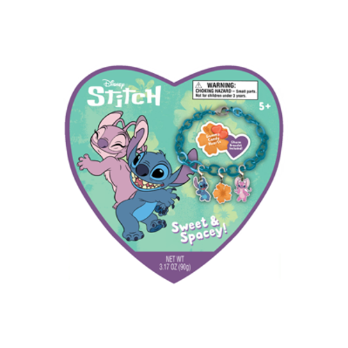 Stitch Heart Box w/ Charm Bracelet